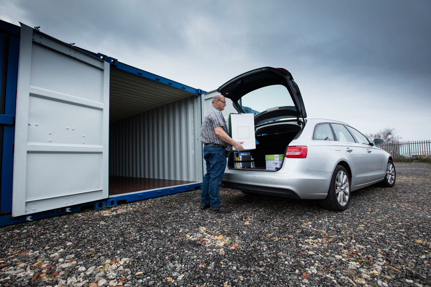 Drive up access to containers